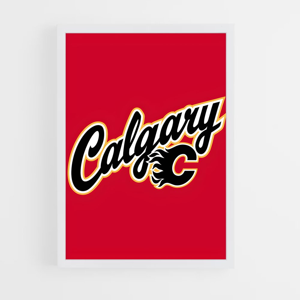 Poster Flames Unleashed – affiche Hockey sur glace (vue 3)